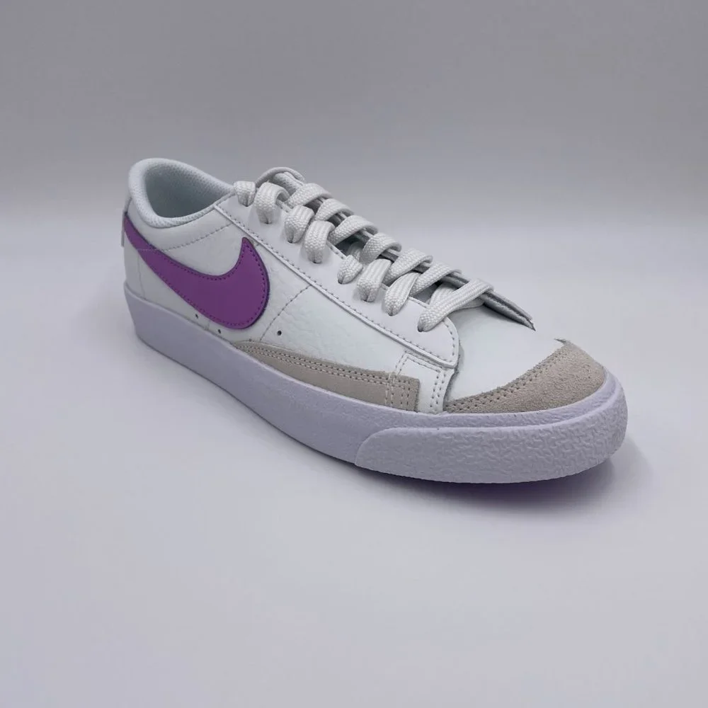 Nike Blazer Low ' 77 White / Purple Womens Shoes